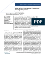 A7- Effect of Nano Alumina on Pore Structure and Durability of Class F Fly Ash Self Compacting Mortar