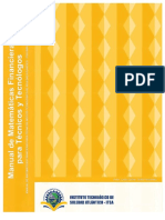 Manual-Guía de Matemáticas Financieras. Problemas Resueltos. Itsa PDF