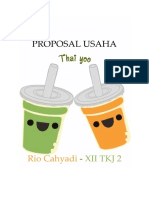 Proposal Usaha - ThaiYoo