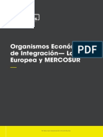 Organismos Económicos de Integración - La Unión Europea y MERCOSUR