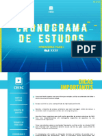 Cronograma de Estudos 80 Dias Início em 12.03.2020