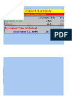 ETA Calculation