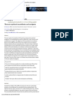 Thoracic Epidural Anaesthesia and Analgesia