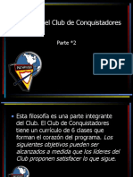 2 - Objetivos Del Club de Conquistadores