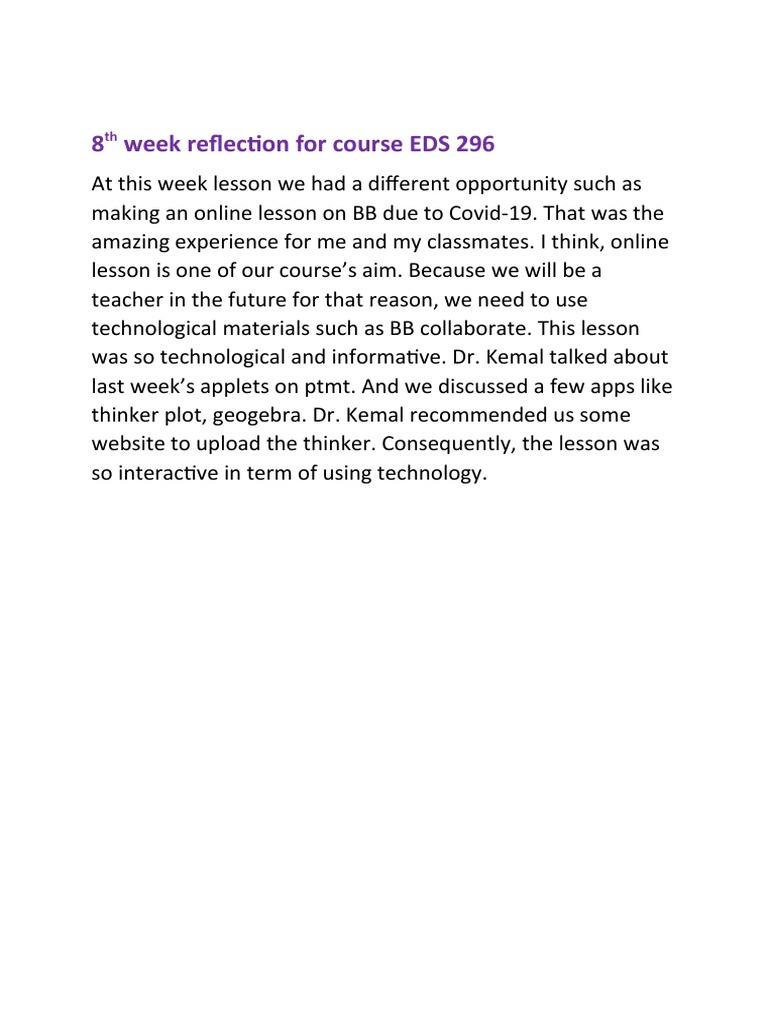 8th Week | PDF