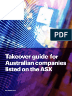 Takeover Guide Australia 2018