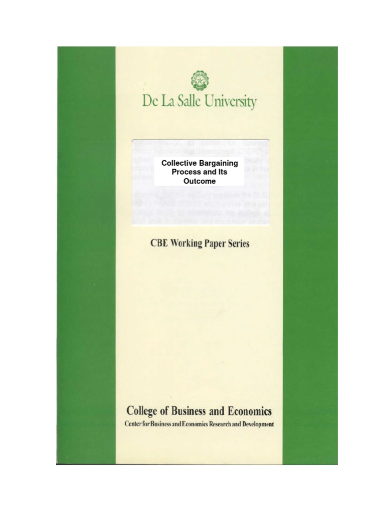 Collective Bargaining Process in the Philippines | PDF | Collective ...
