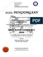 Sijil White Water Run 2020