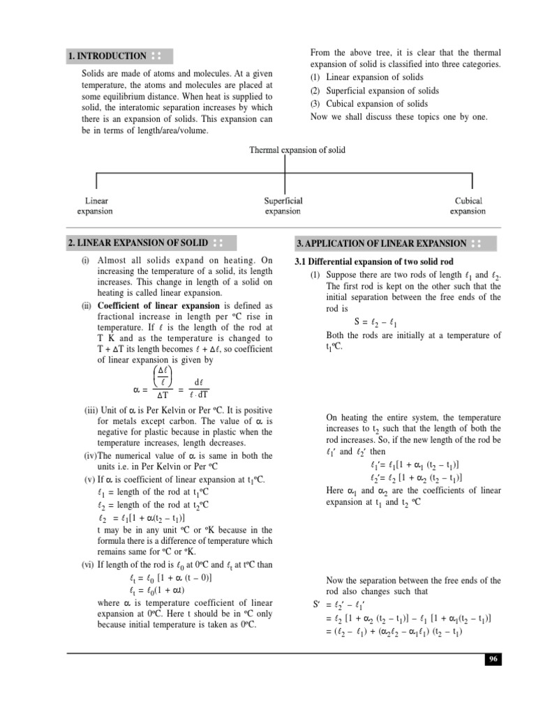 Kvpy Thermal Expansion PDF | PDF | Thermal Expansion | Physical Quantities