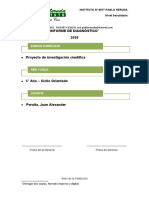 Informe de Diagnóstico - Proyecto de Investigación Científica - Prof Peralta - 2020