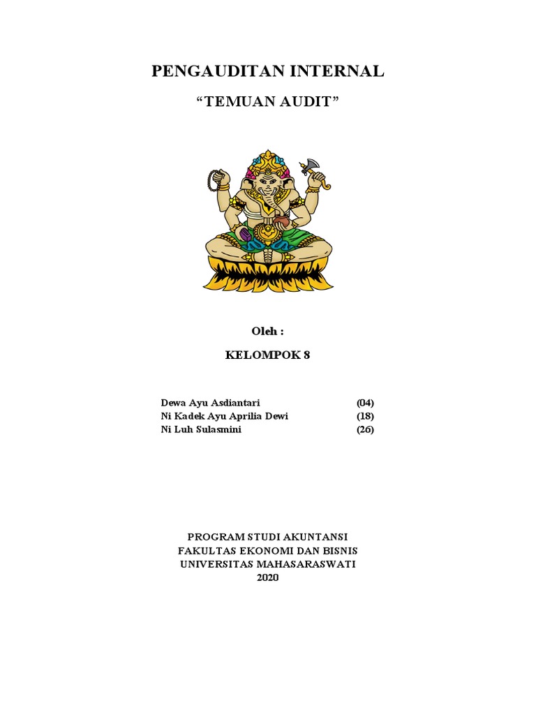 Temuan Audit sebagai Tolok Ukur Kesuksesan | PDF | Bisnis | Pengelolaan ...