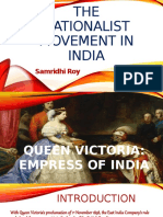 The Nationalist movement in India