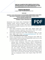 Pengumuman Peserta Yang Dinyatakan Lulus SKD Dan Dapat Mengikuti SKB CPNS Pemerintah Kabupaten Kepulauan Sula Formasi Tahun Anggaran 2019 PDF
