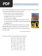 Ficha Info e Exercícios - Teatro