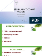 Business Plan Coconut Water
