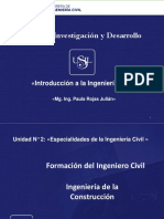 Introducción A La Ing. Civil (Unidad 2) Semana 10 2020-1