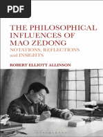 Robert Elliott Allinson The Philosophical Influences of Mao Zedong Notes Reflections and Insights