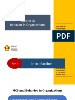 Chapter 3 - Behavior in Organizations