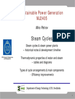 Steam Cycles PDF