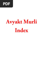 Avyakt Vani Index - Hinglish PDF