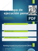 La Etapa de Ejecución Penal