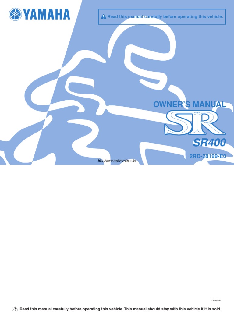 Owners Manual - SR400 PDF | PDF | Motorcycle | Vehicles