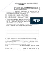 U. E. 10 - Cartas Seus Autores e Seus Nleitores - O Mundo em Dicionários e Enciclopédias