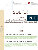 05b - SQL3 - SELECT - Expresii Si Predicate