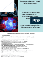 Patologia Pulmonara Acuta. Infectiile Aerogene1