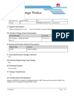 Huawei PCN M2000-20110005 R11 Northbound Interface and OMC Alarm Change Notice