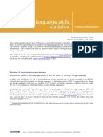 Foreign language skills statistics overview