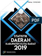 Statistik Daerah Kabupaten Kutai Barat 2019 PDF