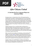 PFAW Report- After Citizens United - Final as of 9-29-10