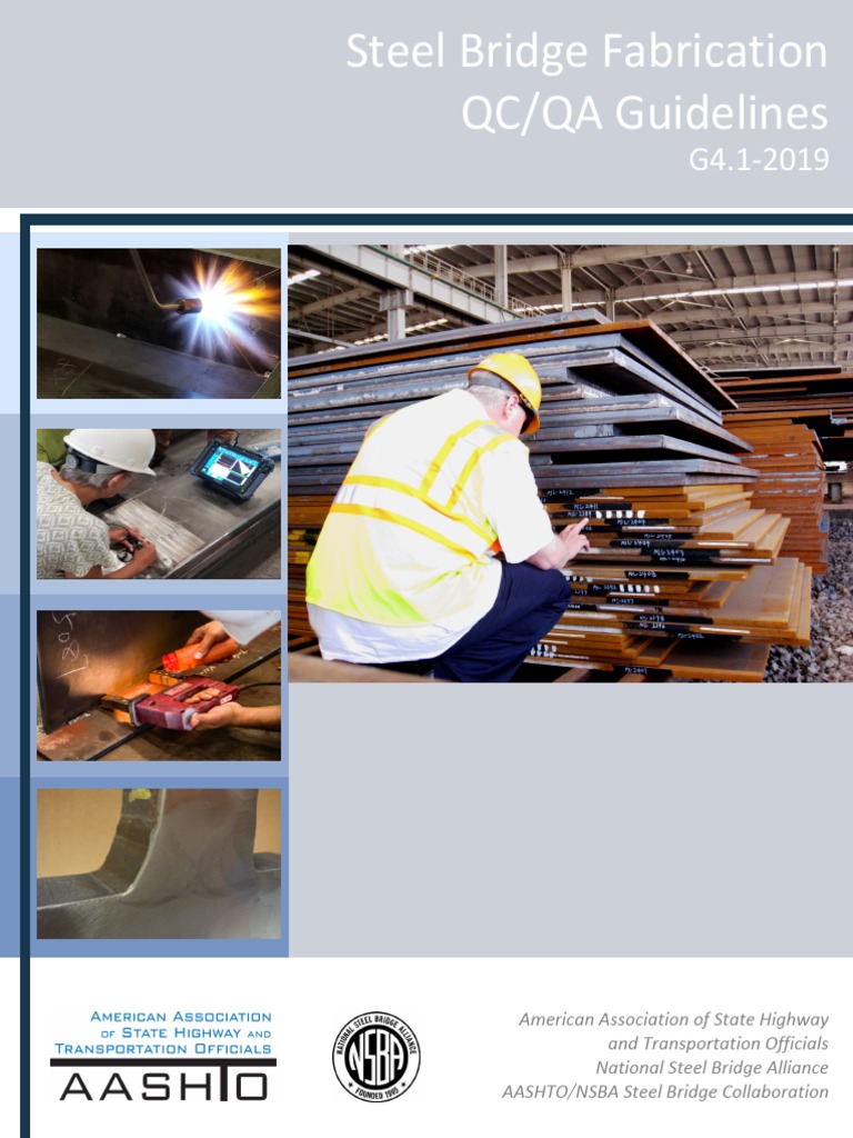 G 4.1 2019 Steel Bridge Fabrication QC Qa Guidelines PDF