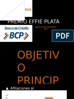 PREMIO EFFIE PLATA BCP bxi