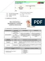 4°- III Unidad - 6 Sesión de Aprendizaje - Personal Social.docx