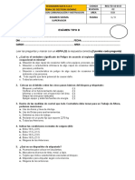 Examen SSO tipo D con 10 preguntas sobre seguridad y salud ocupacional