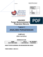 QGJ3023 - Fungsi Muskuloskeletal Dan Pergerakan Manusia tugasan 2 analisis pergerakan.doc