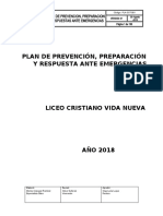 Plan de Emergencias Liceo Cristiano Vida Nueva