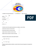 Taller 1 Fundamentos Matematicas