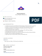 Planning Engineer Job - Shimizu Philippine Contractors, Inc. - 10135578 - JobStreet