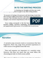 Introduction To The Writing Process