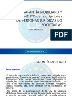 Modulo 5 Ley de Garantias Mobiliarias y Reglamento Psna Jdca No Societaria - Modulo 5