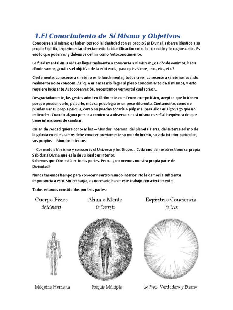 Conocimiento de Sí Mismo y Autoconocimiento | PDF | Muerte | Karma