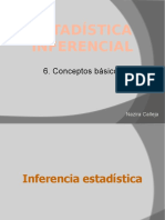 6.0 Estadística Inferencial. Conceptos Básicos