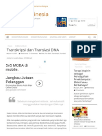 Transkripsi Dan Translasi DNA - Medicinesia