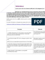 Procedure For Defibrillation