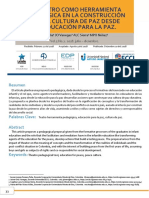 EL TEATRO COMO HERRAMIENTA PEDAGÓGICA EN LA CONSTRUCCIÓN DE UNA CULTURA DE PAZ DESDE LA EDUCACIÓN PARA LA PAZ.