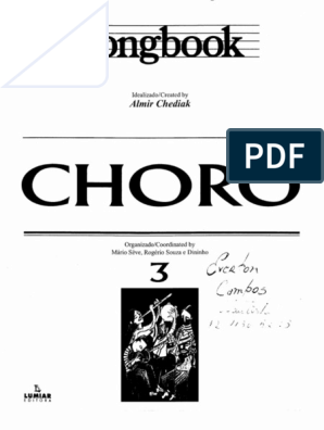 Pdfcoffee.com Songbook Choro Chediak Vol 3 PDF Free