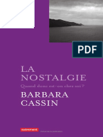 Barbara Cassin-La Nostalgie